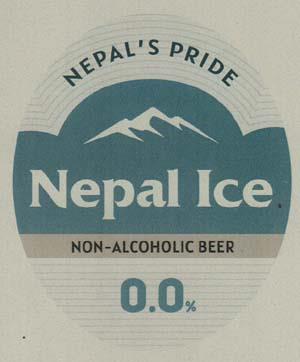 NEPAL ICE NON-ALCOHOLIC BEER (and logo) trademark logo