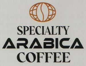 SPECIALTY ARABICA COFFEE (and logo) trademark logo