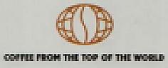 COFFEE FROM THE TOP OF THE WORLD (and logo) trademark logo