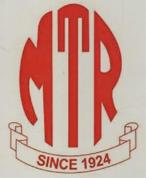 MTR SINCE 1924 (and logo) trademark logo