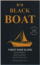 BLACK BOAT (and logo) trademark logo