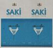 SAKI UNIQUE TASTE (and logo) trademark logo