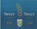BREEZ UNIQUE BLEND (and logo) trademark logo