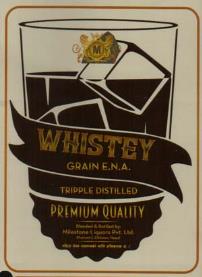 WHISTEY (and logo) trademark logo