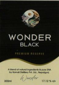 WONDER BLACK (and logo) trademark logo