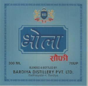 BHOLA SOFI (and logo) trademark logo
