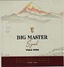 BIG MASTER SYRAH TABLE WINE (and logo) trademark logo