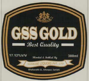GSS GOLD (and logo) trademark logo