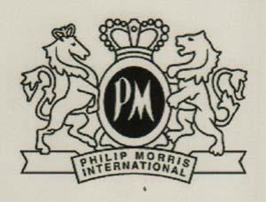 PM CREST (w/PHILIP MORRIS INTERNATIONAL) (and logo) trademark logo