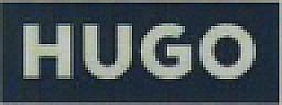 HUGO BLUE (and logo) trademark logo