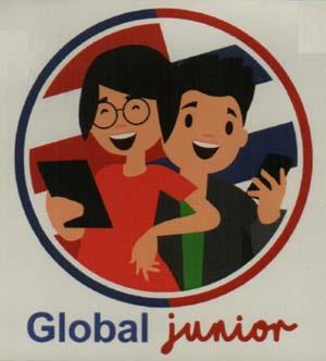 GLOBAL JUNIOR (and logo) trademark logo