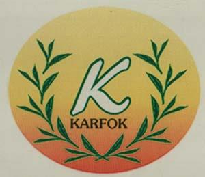 KARFOK (and logo) trademark logo