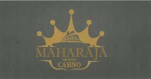 MAHARAJA THE ROYAL CASINO (and logo) trademark logo