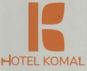 HOTEL KOMAL (and logo) trademark logo