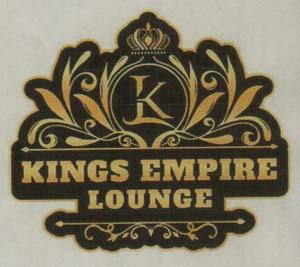 KINGS EMPIRE LOUNGE (and logo) trademark logo