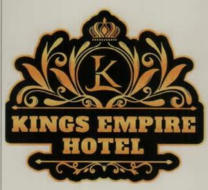 KINGS EMPIRE HOTEL (and logo) trademark logo