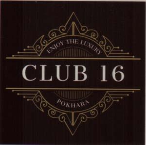 CLUB 16 (and logo) trademark logo