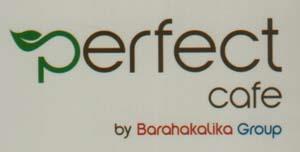 BK PERFECT CAFE (and logo) trademark logo