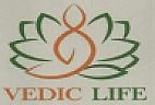 VEDIC LIFE (and logo) trademark logo