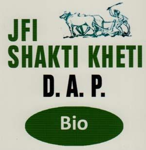 JFI SHAKTI KHETI D.A.P. BIO (and logo) trademark logo