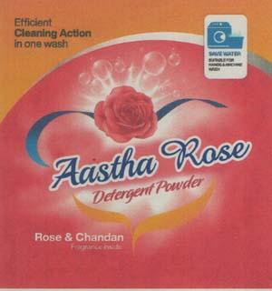 AASTHA ROSE (and logo) trademark logo