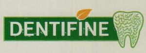 DENTIFINE (and logo) trademark logo