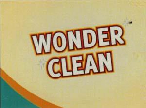 WONDER CLEAN (and logo) trademark logo