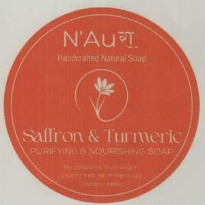 N'AURA SAFFRON & TURMERIC (and logo) trademark logo