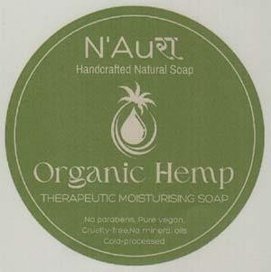 N'AURA ORGANIC HEMP (and logo) trademark logo