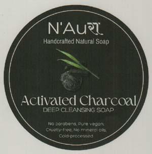 N'AURA ACTIVATED CHARCOAL (and logo) trademark logo