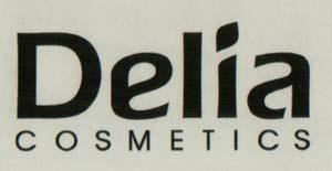 DELIA COSMETICS (and logo) trademark logo