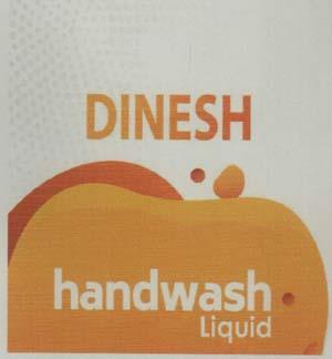 DINESH HANDWASH LIQUID (and logo) trademark logo