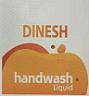 DINESH HANDWASH LIQUID (and logo) trademark logo