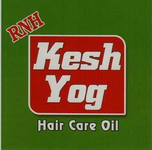 RNH KESH YOG HAIR CARE OIL (and logo) trademark logo