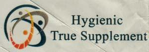 HYGIENIC TRUE SUPPLEMENT (and logo) trademark logo
