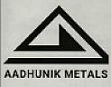 AADHUNIK METALS (and logo) trademark logo