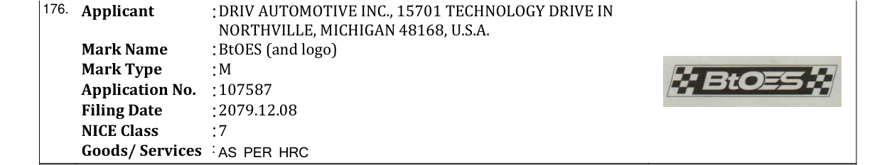 Original bulletin entry for BtOES (and logo)