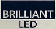 BRILLIANT LED (and logo) trademark logo