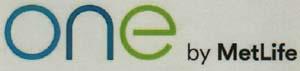 ONE BY METLIFE (and logo) trademark logo