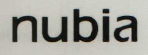 nubia (and logo) trademark logo