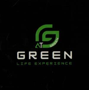 AT GREEN (and logo) trademark logo
