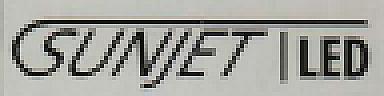 SUNJET । LED (and logo) trademark logo