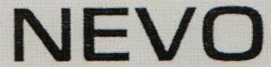NEVO (and logo) trademark logo