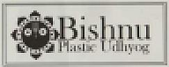BISHNU PLASTIC UDHYOG (and logo) trademark logo