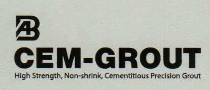 BA CEM-GROUT (and logo) trademark logo