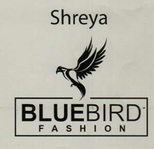 SHREYA BLUEBIRD FASHION (and logo) trademark logo