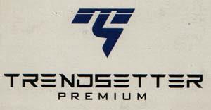 TRENDSETTER PREMIUM (and logo) trademark logo