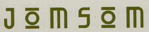 JOMSOM (and logo) trademark logo