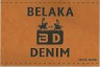 BELAKA (BD) DENIM (and logo) trademark logo