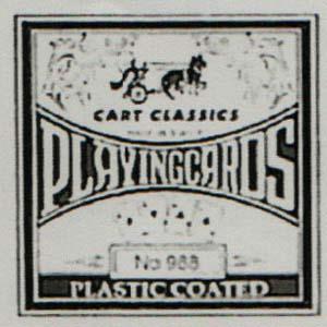 CART CLASSICS PLAYING CARDS (and logo) trademark logo